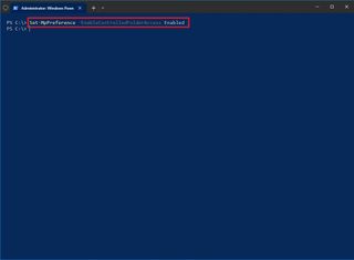 Controlled folder access enable via PowerShell